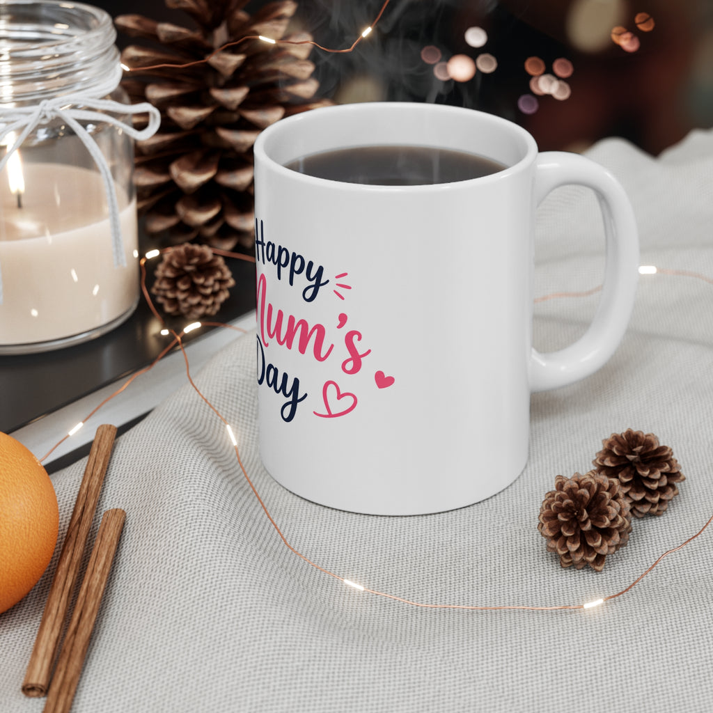 Mum's Day with Son Mug — Custom Photo & Message | ORCA Coated 11oz Ceramic