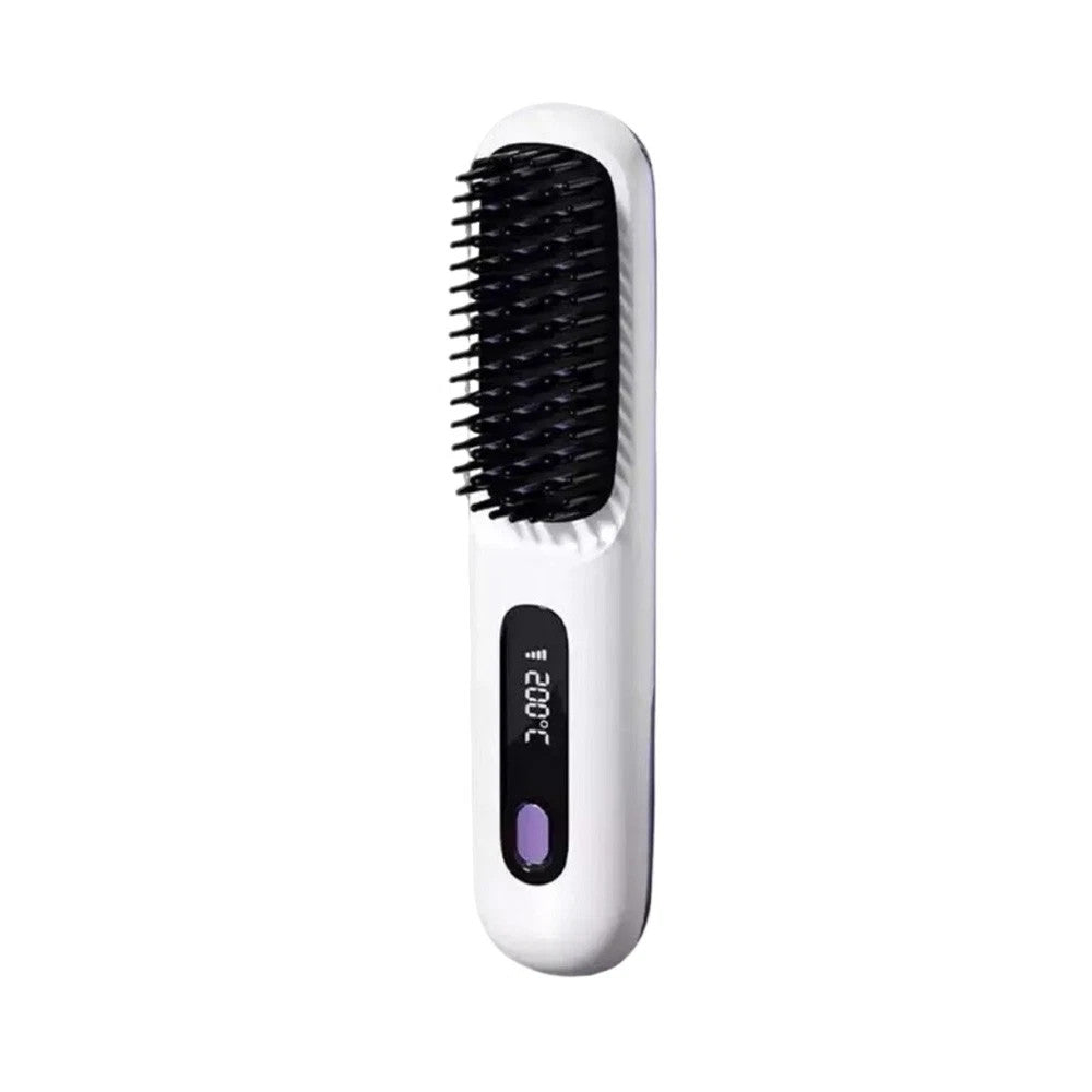 Hair Straightener Brush Travel Mini Rechargeable - FREE SHIPPING!