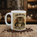 Personalised Cattitude Mug — Custom Image & Message | ORCA Coated 11oz Ceramic