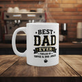 Personalised Best Dad Ever Coffee Mug — Custom Image & Message | ORCA Coated 11oz Ceramic