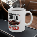 Personalised Father’s Day Car Mug  — Custom Image & Message | ORCA Coated 11oz Ceramic