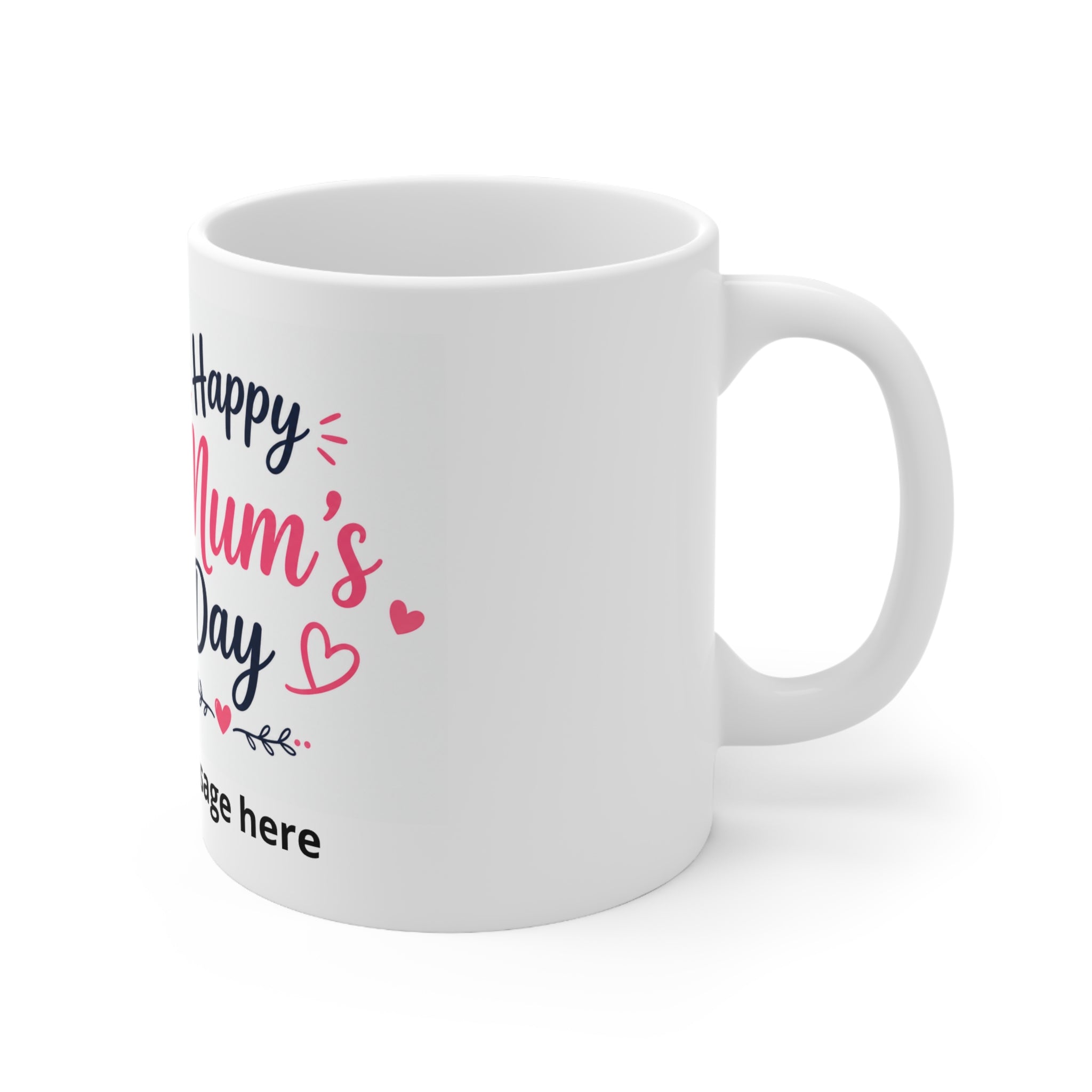 Mum's day with Daughter Mug — Custom Message | ORCA Coated 11oz Ceramic