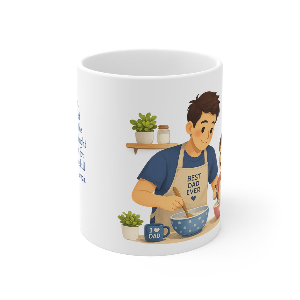 Personalised Father's day Chef Mug— Custom Photo & Message | ORCA Coated 11oz Ceramic