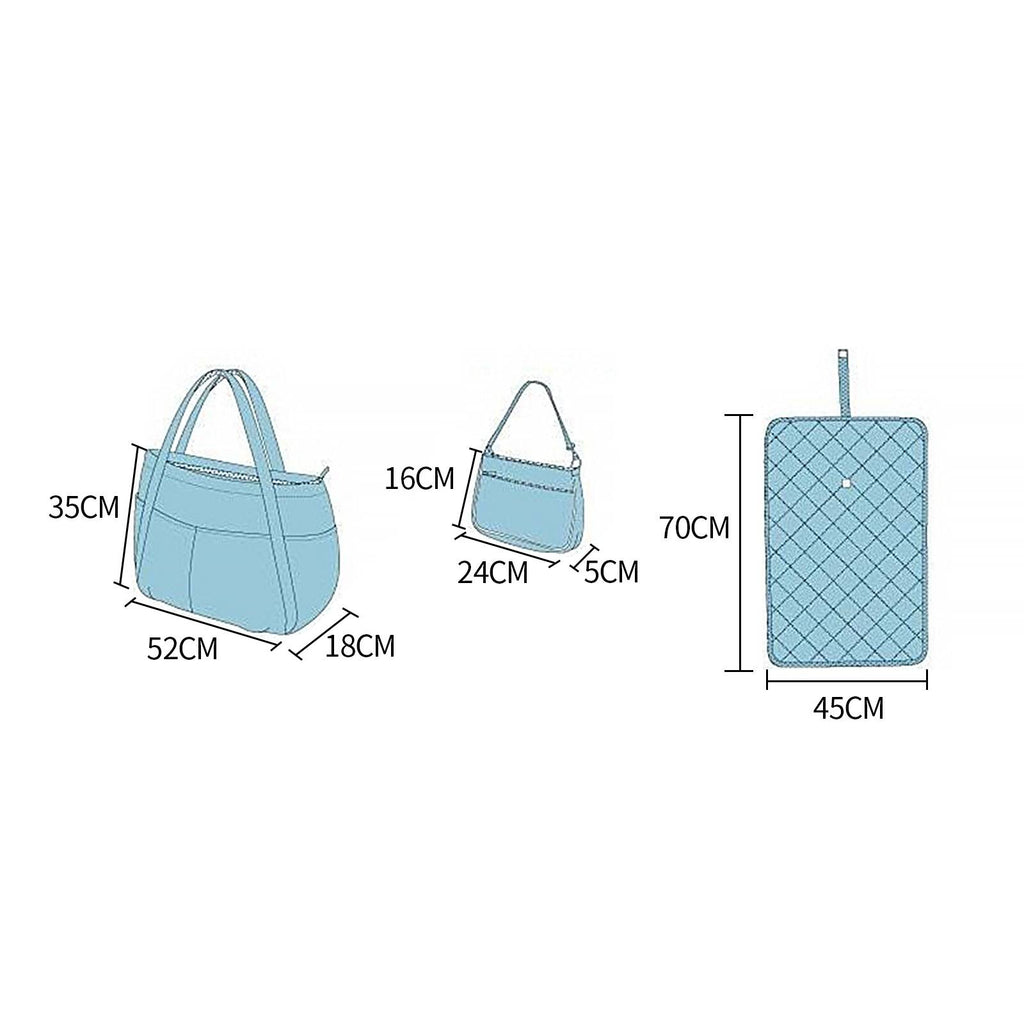 Beautiful 3PCS Maternity Nappy Bag Set – Fashion Baby Changing Travel Bags