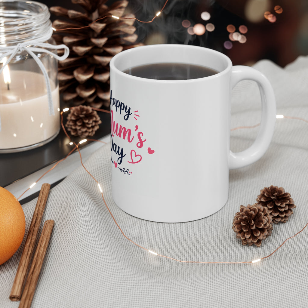 Happy Mum's Day Ceramic Mug — Branded 11oz and 15oz sizes