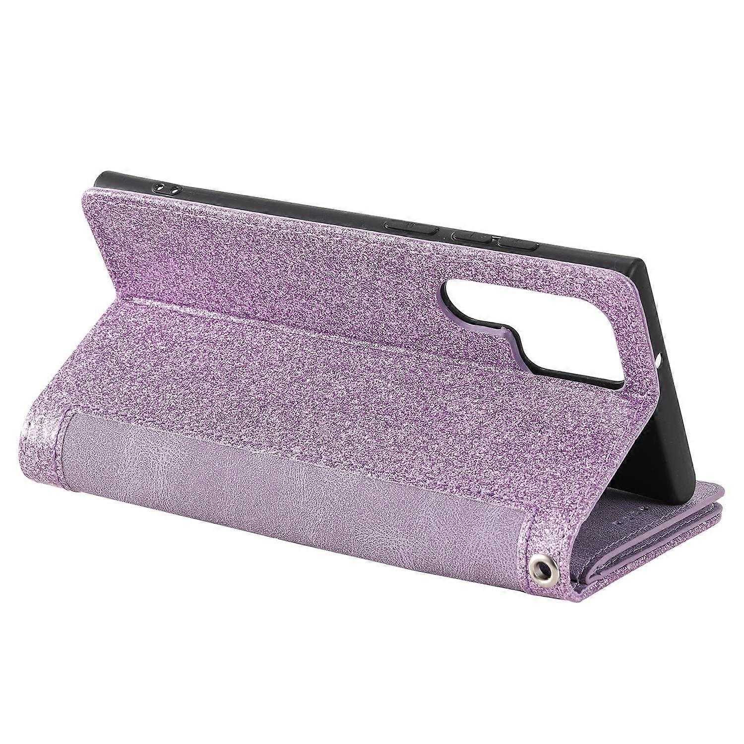 Compatible with Samsung Galaxy S25 Ultra Case PU Leather Wallet Cover with Zipper and 9 Card Slots
