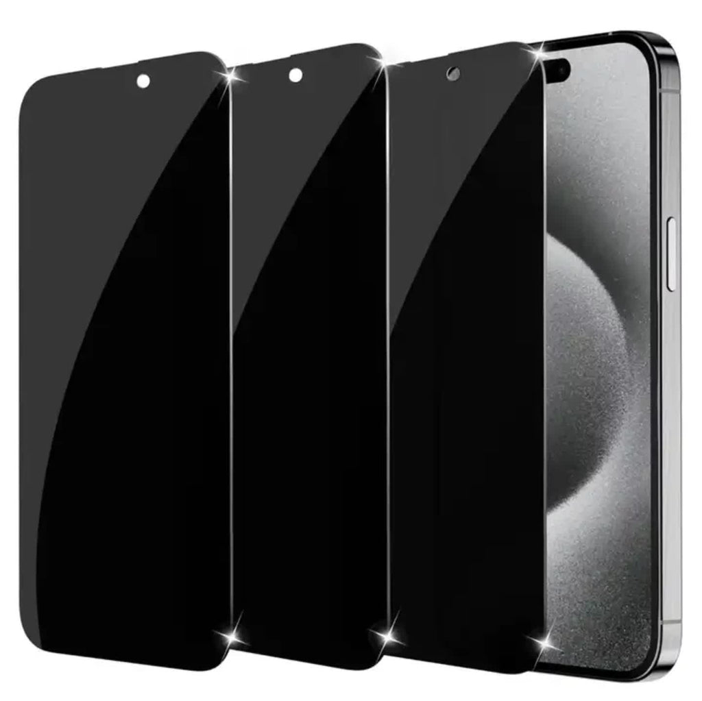 New 3-pack Compatible with iPhone 16 Pro Max Privacy Tempered Glass Screen Protector