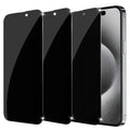 New 3-pack Compatible with iPhone 16 Pro Max Privacy Tempered Glass Screen Protector