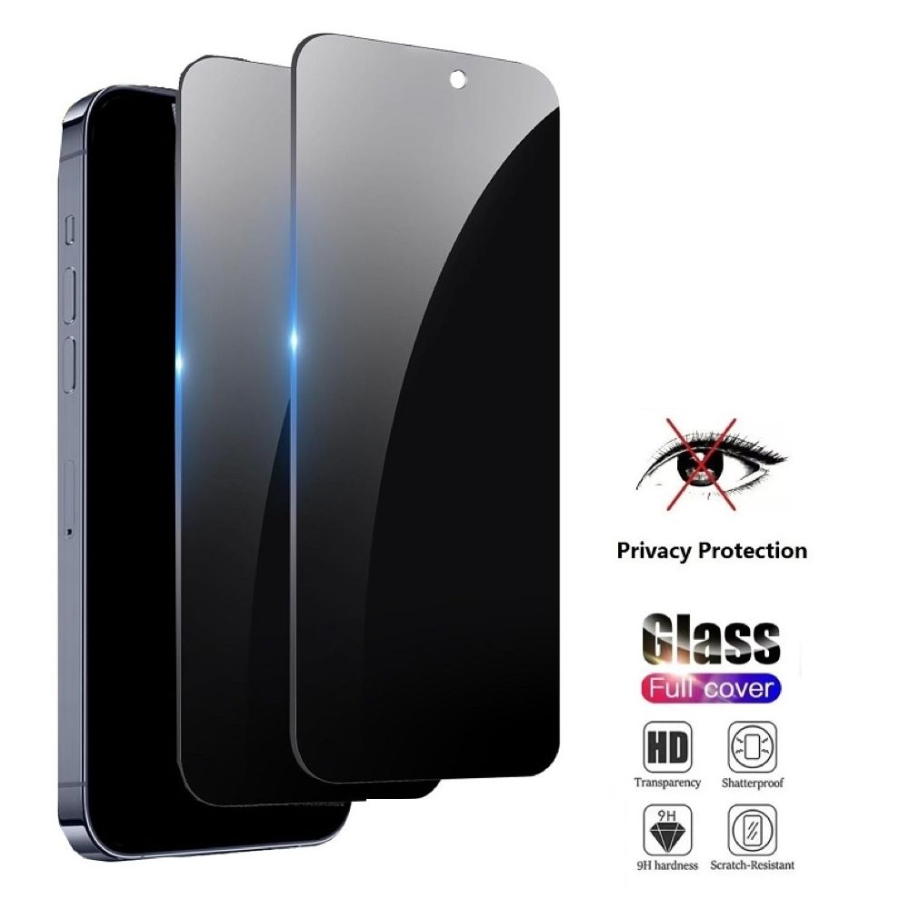 2pcs iPhone 15 Privacy Screen Protector, with Tempered Glass, Anti-Spy & Scratch Resistant, Compatible with iPhone 15