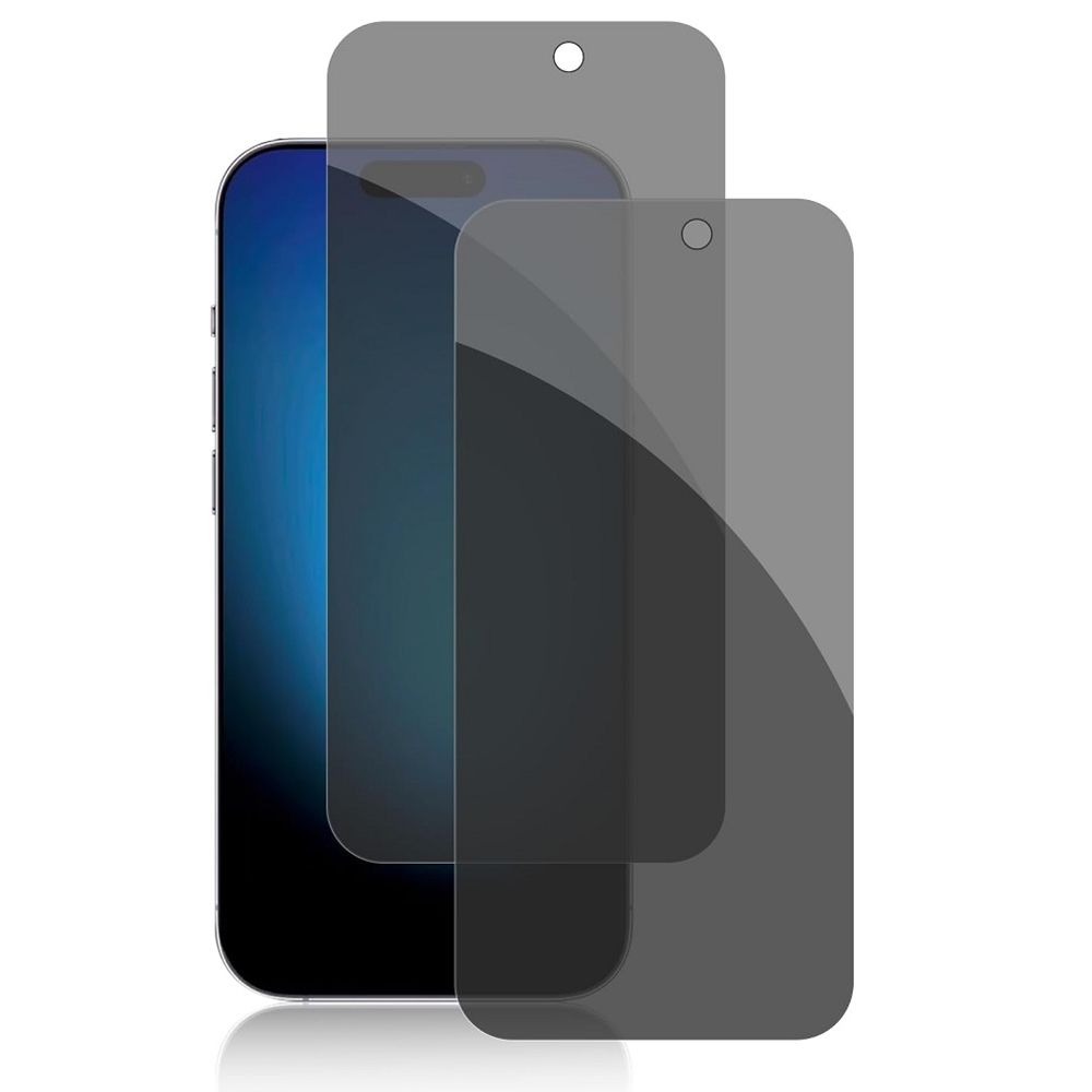 iPhone 15 Privacy Screen Protector, 2pcs