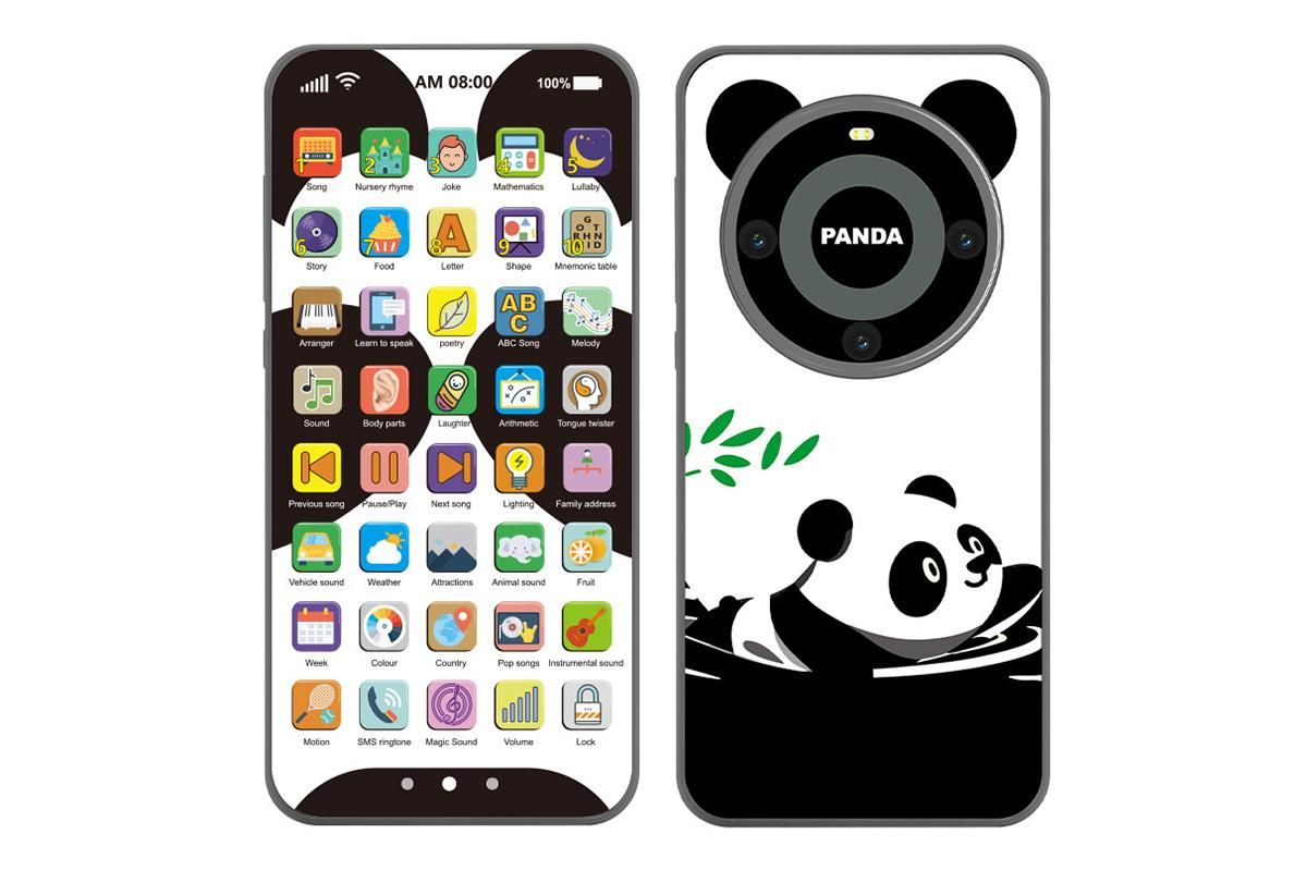 Learning Phone Toy with Over 10000 Educational Contents Touch Screen Early Education Gift - Deer