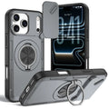 2-in-1 Magnetic Sliding Lens Case, Grey for iPhone 17 Pro