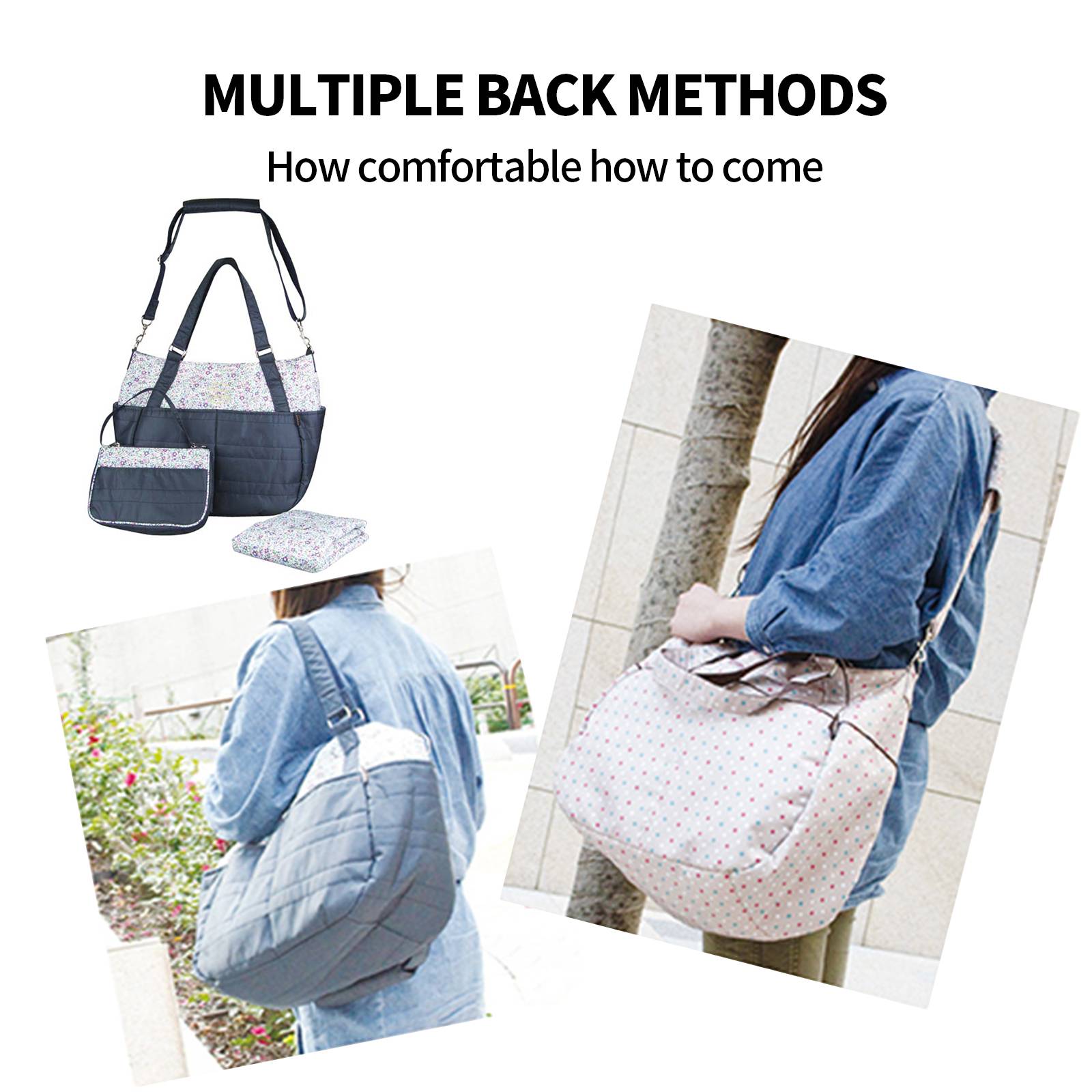 Beautiful 3PCS Maternity Nappy Bag Set – Fashion Baby Changing Travel Bags